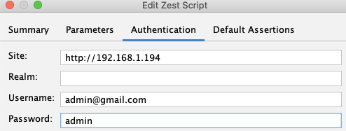 Zest auth in context